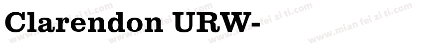 Clarendon URW字体转换